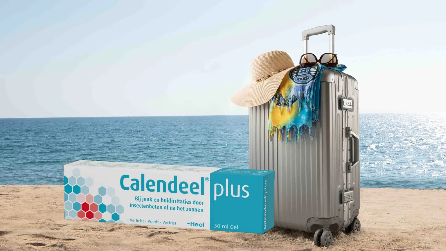 calendeel plus in de reisapotheek/Calendeel plus dans la pharmacie de voyage