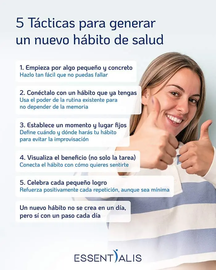 5 tácticas para generar un nuevo hábito de salud