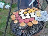 Grillstation beim Azubi-Event von Heel.
