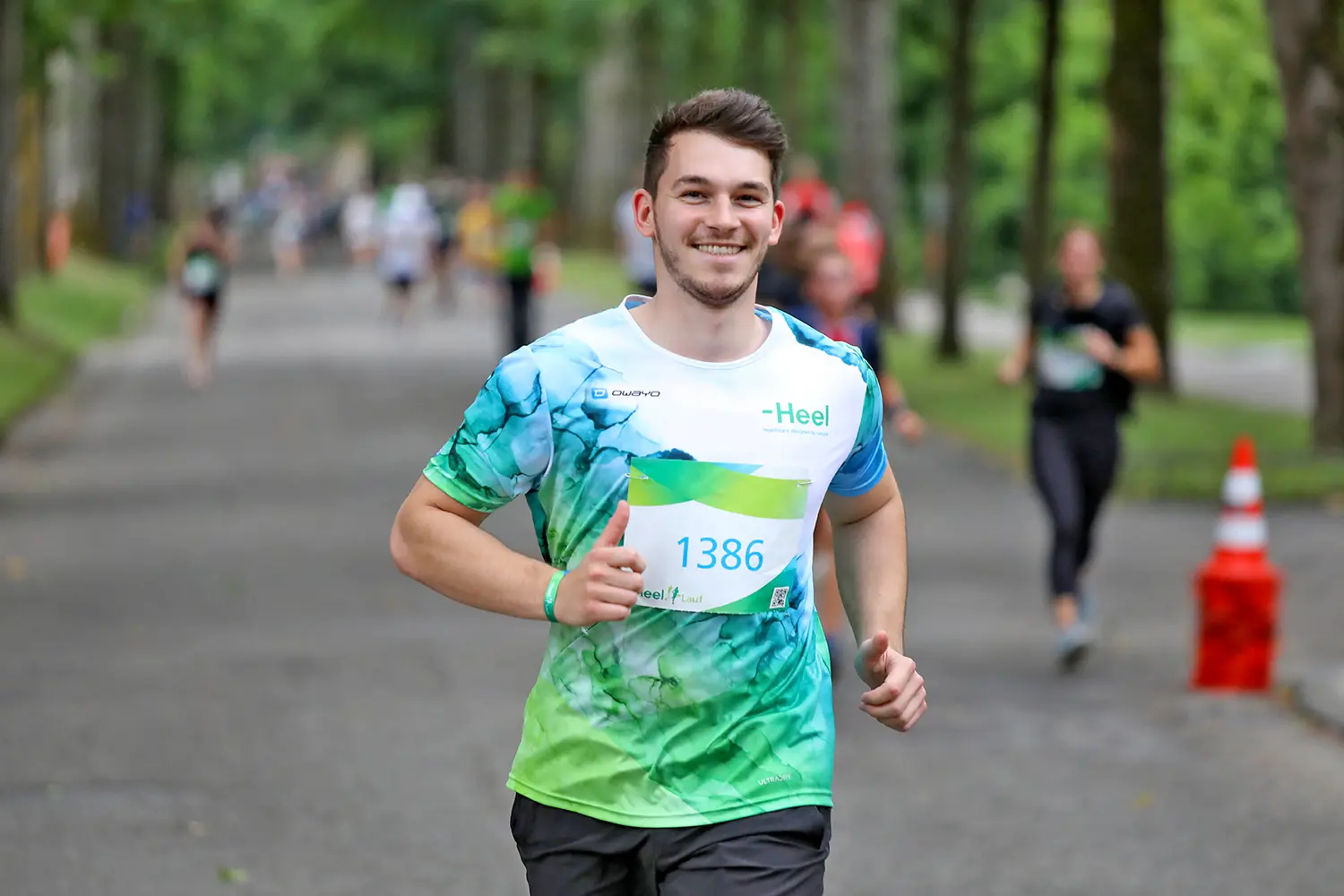 Läufer beim Heel-Lauf in Baden-Baden