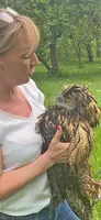 Patricia Cerutti-Halfen engagiert sich im Tierschutz für Vögel.