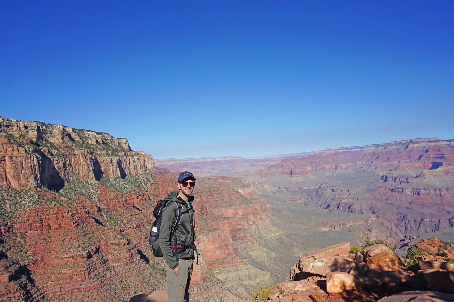 Philipp Mussler beim Wandern im Grand-Canyon-Nationalpark.