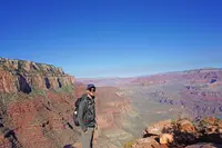 Philipp Mussler beim Wandern im Grand-Canyon-Nationalpark.