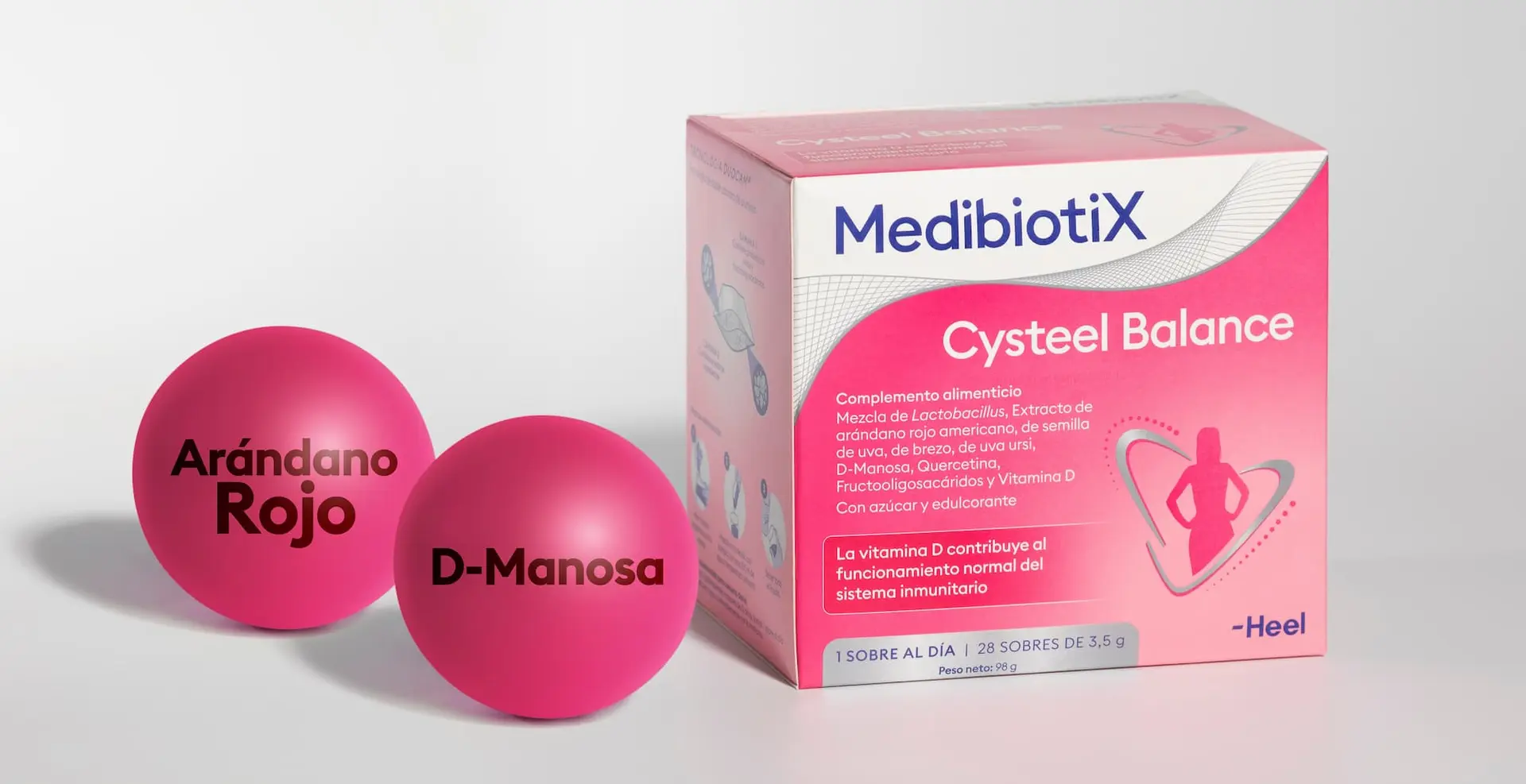 Cysteel Balance contiene D Manosa y arándano rojo
