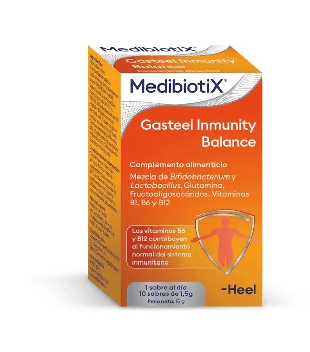 Gasteel Inmunity equilibra tu microbiota y balancea tu sistema inmune